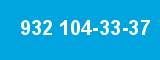 932 104-33-37 932 104-33-37